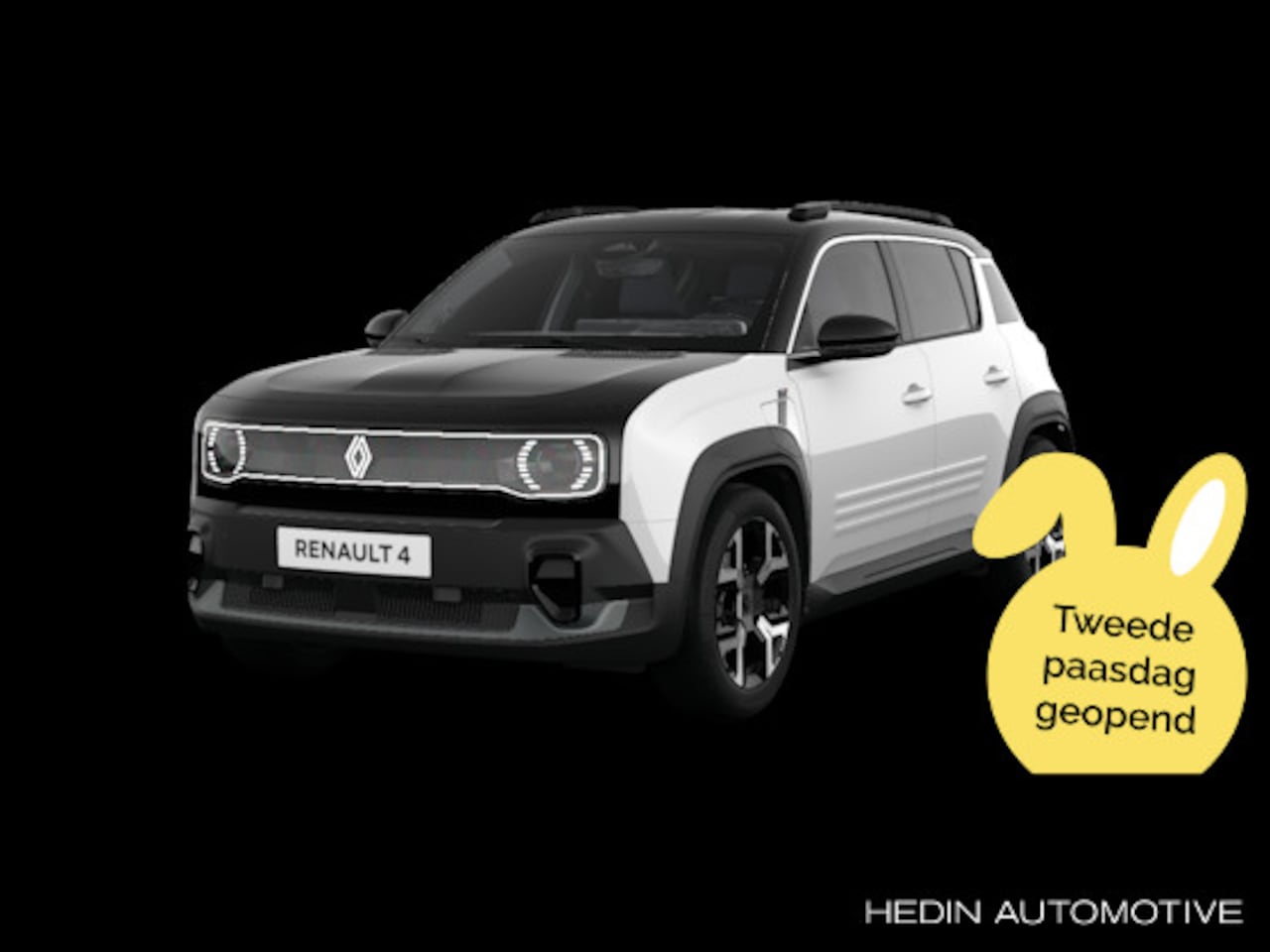 Renault 4 - comfort range techno 52 kWh | NU 5 JAAR GARANTIE | motorkap zwart | pack safety& advanced - AutoWereld.nl