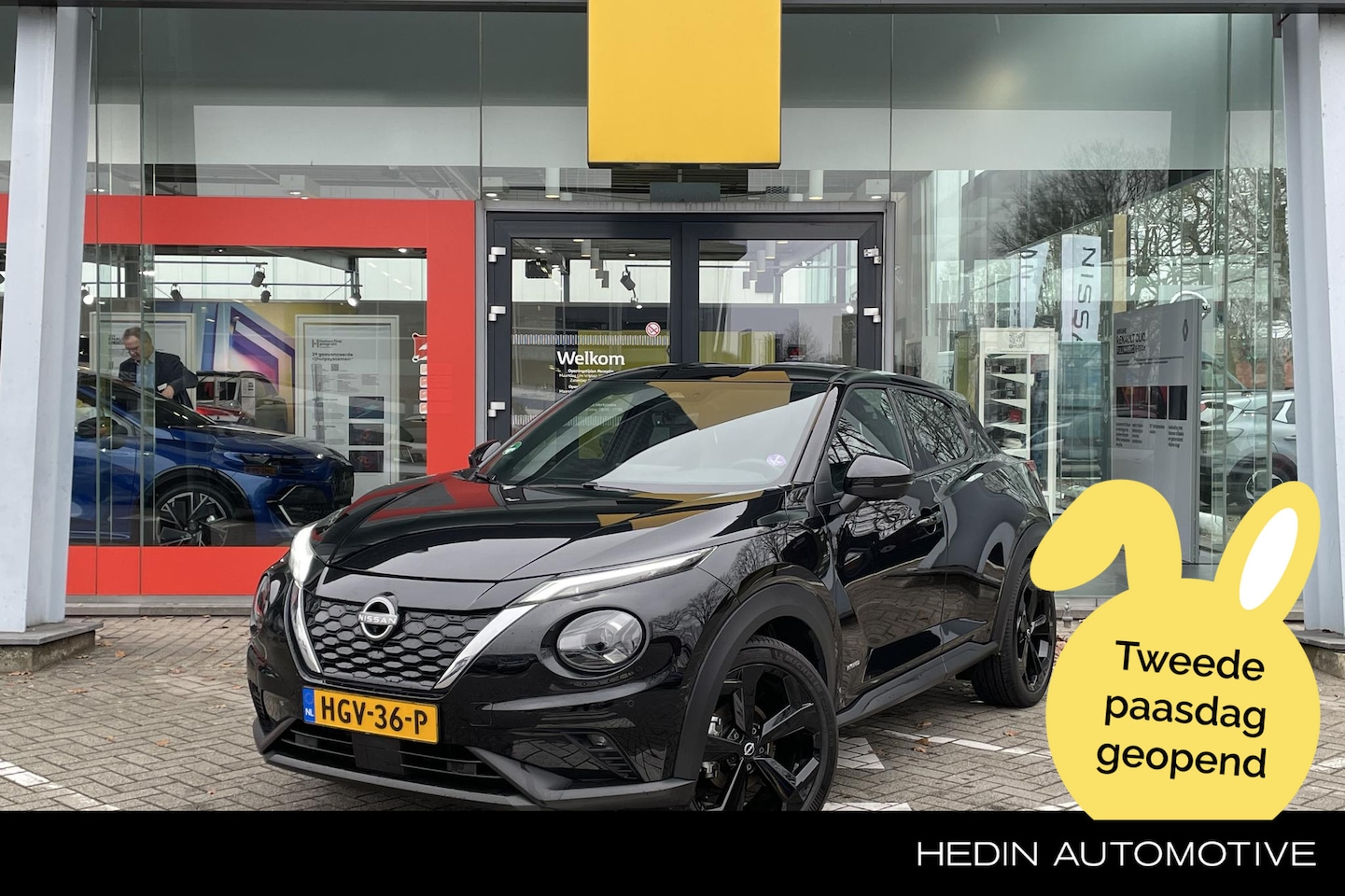 Nissan Juke - 1.6 Hybrid Tekna | Bose | Trekhaak | Leder | Stoel Verwarming | - AutoWereld.nl