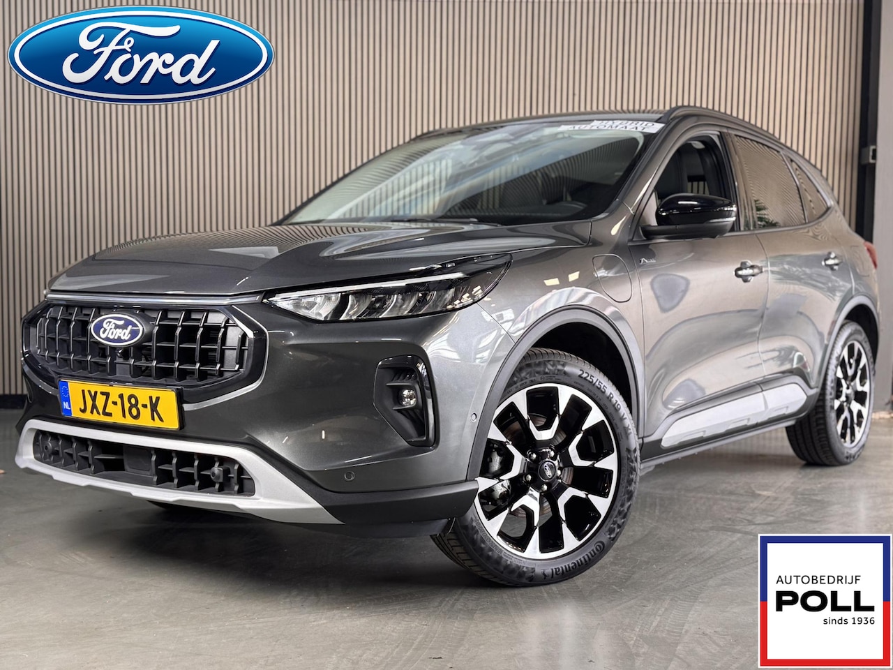 Ford Kuga - PHEV 243pk Active X Trekhaak Winter Techno Parking pack Zwart Dak 19" LM Fabrieksgarantie - AutoWereld.nl