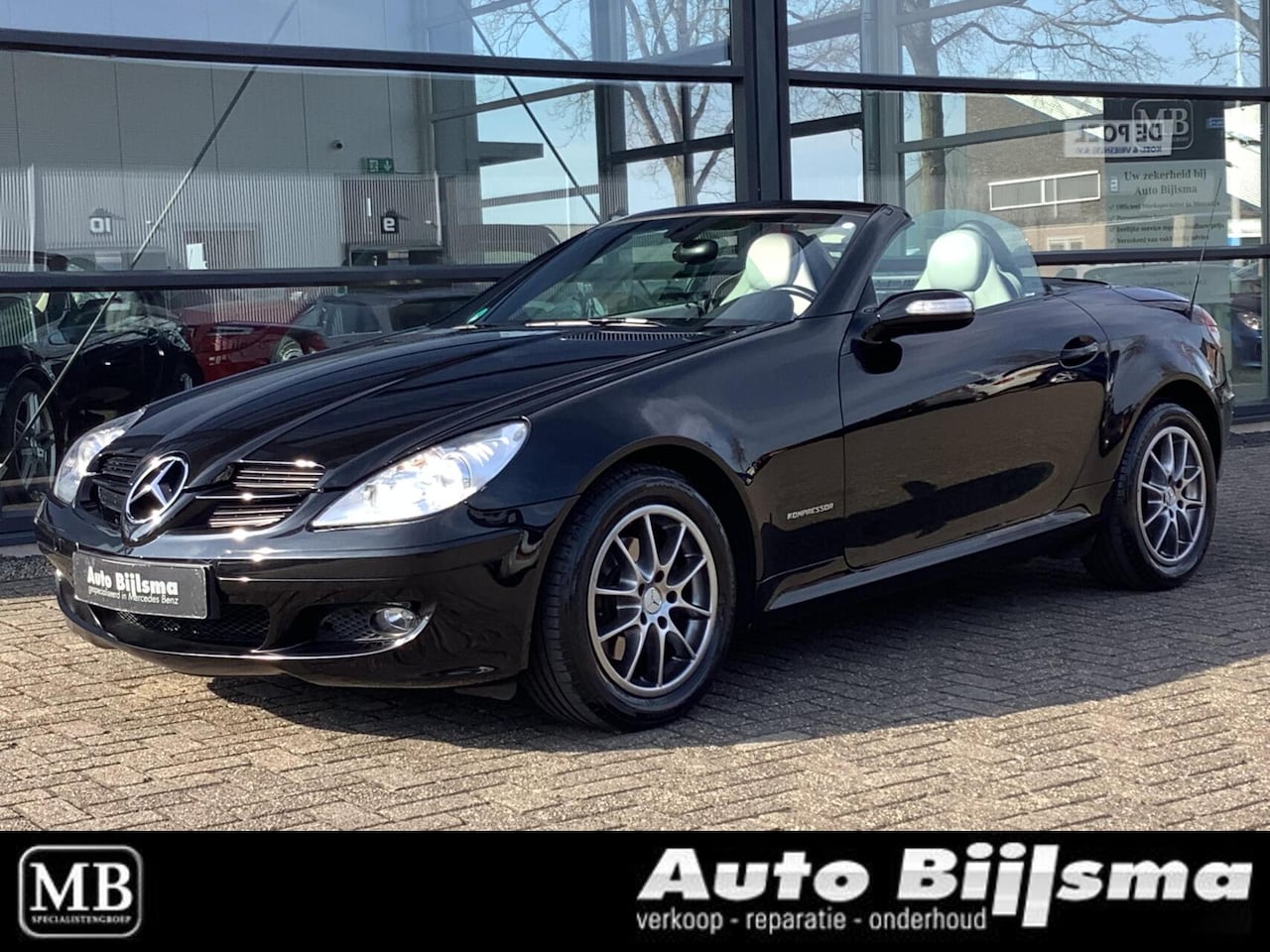 Mercedes-Benz SLK-klasse - 200 K. Automaat, airco, lederen bekleding, - AutoWereld.nl