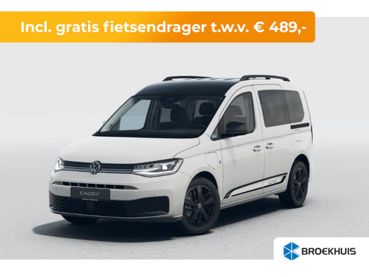 Volkswagen Caddy - Kombi Limited Edition 1.5 e-Hybrid | 12V-aansluiting in dashboard en laadruimte | Achterui - AutoWereld.nl