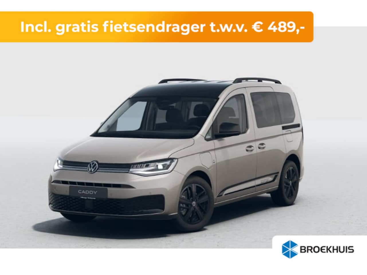 Volkswagen Caddy - Kombi Limited Edition 1.5 e-Hybrid Limited Edition | 12V-aansluiting in dashboard en laadr - AutoWereld.nl