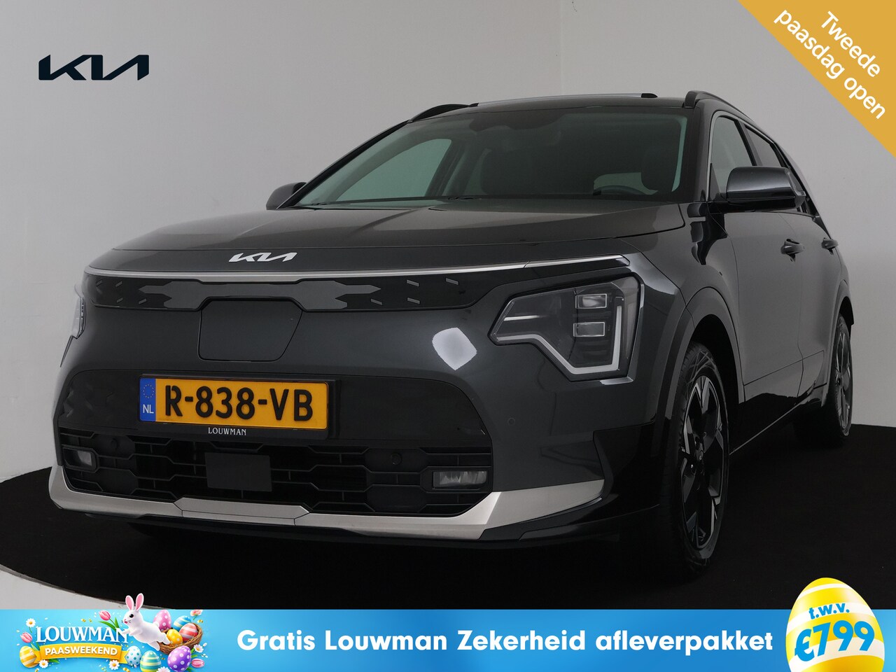 Kia Niro EV - ExecutiveLine 64.8 kWh | Schuif-/kanteldak | Camera | Navigatie | LM velgen | Leder | Kia- - AutoWereld.nl