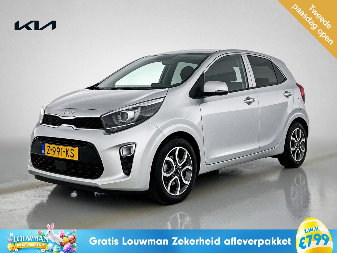 Kia Picanto - 1.0 DPi DynamicPlusLine Climate Control | Apple Carplay | Lichtmetalen velgen | navigatie - AutoWereld.nl