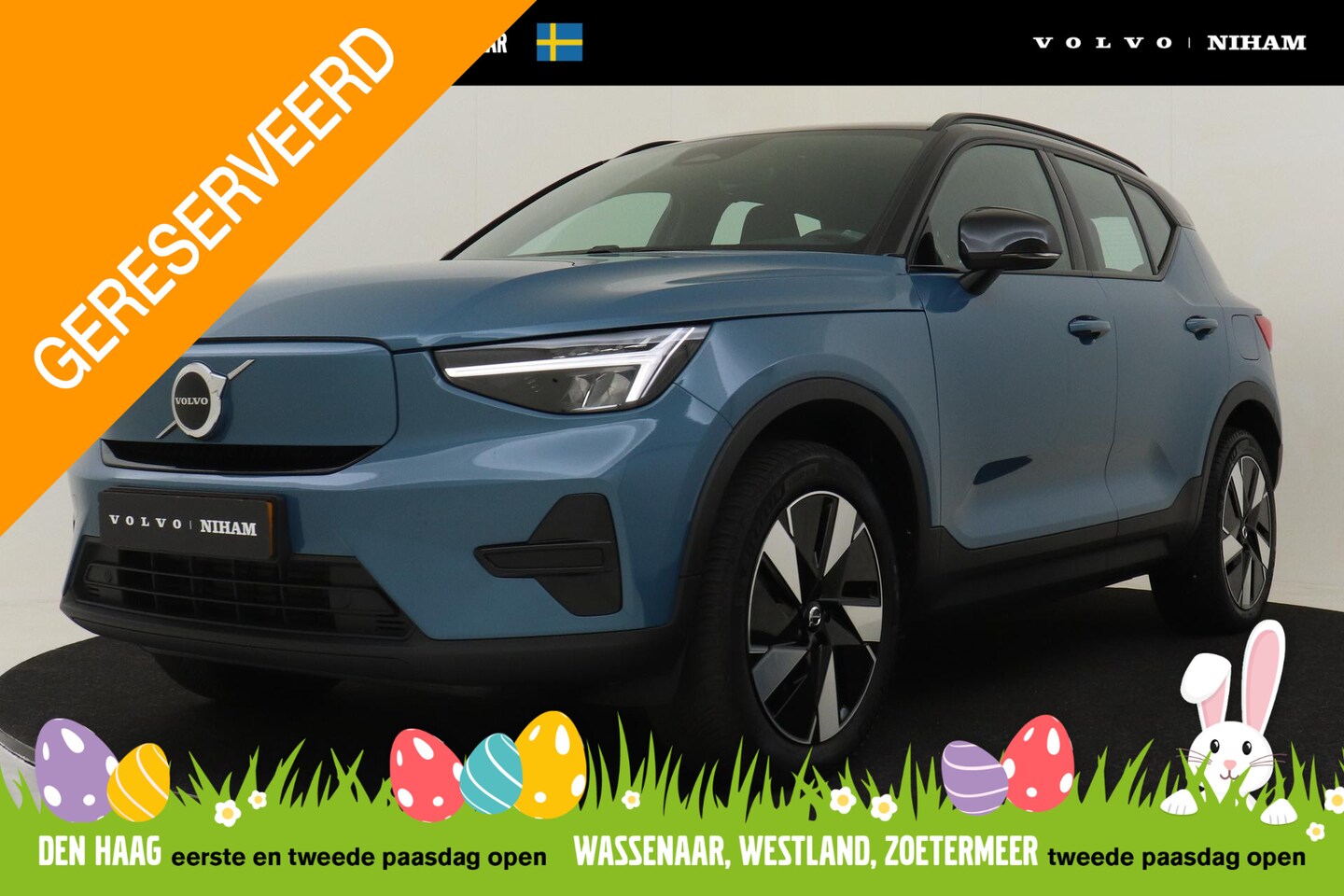 Volvo XC40 - SINGLE MOTOR EXTENDED RANGE PLUS 82 kWh -CAMERA|WARMTEPOMP|ADAP.CRUISE|BLIS|KEY-LESS|TREKH - AutoWereld.nl