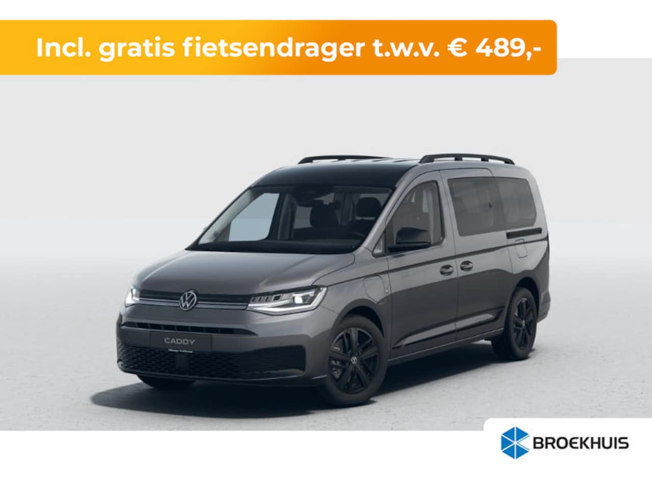 Volkswagen Caddy Maxi - Kombi Limited Edition 1.5 e-Hybrid | 12V-aansluiting in dashboard en laadruimte | Achterui - AutoWereld.nl