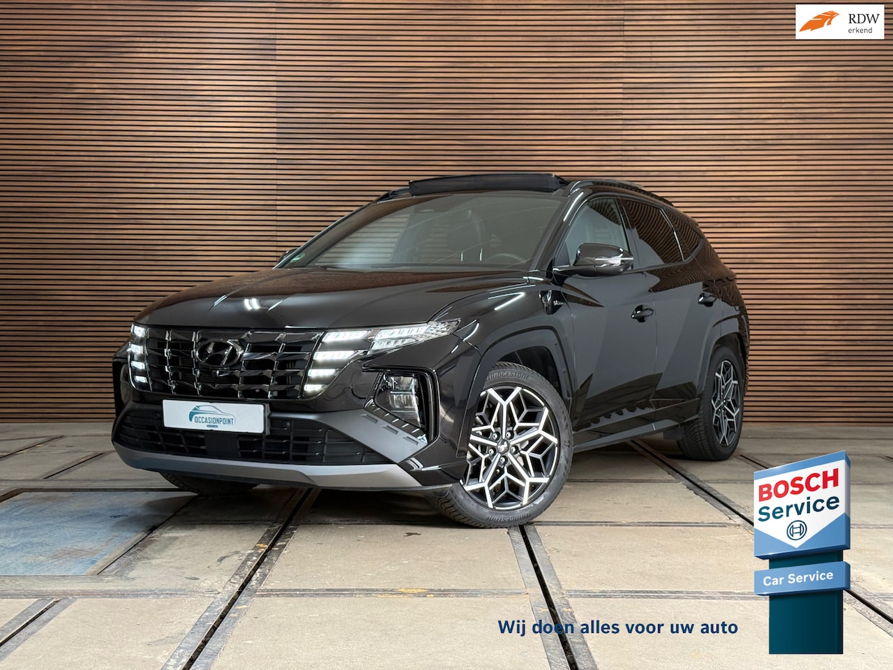 Hyundai Tucson - 1.6 T-GDI 150pk N Line | Pano | Winterpakket | 19inch | Adapt cruise | Camera | Bomvol | - AutoWereld.nl