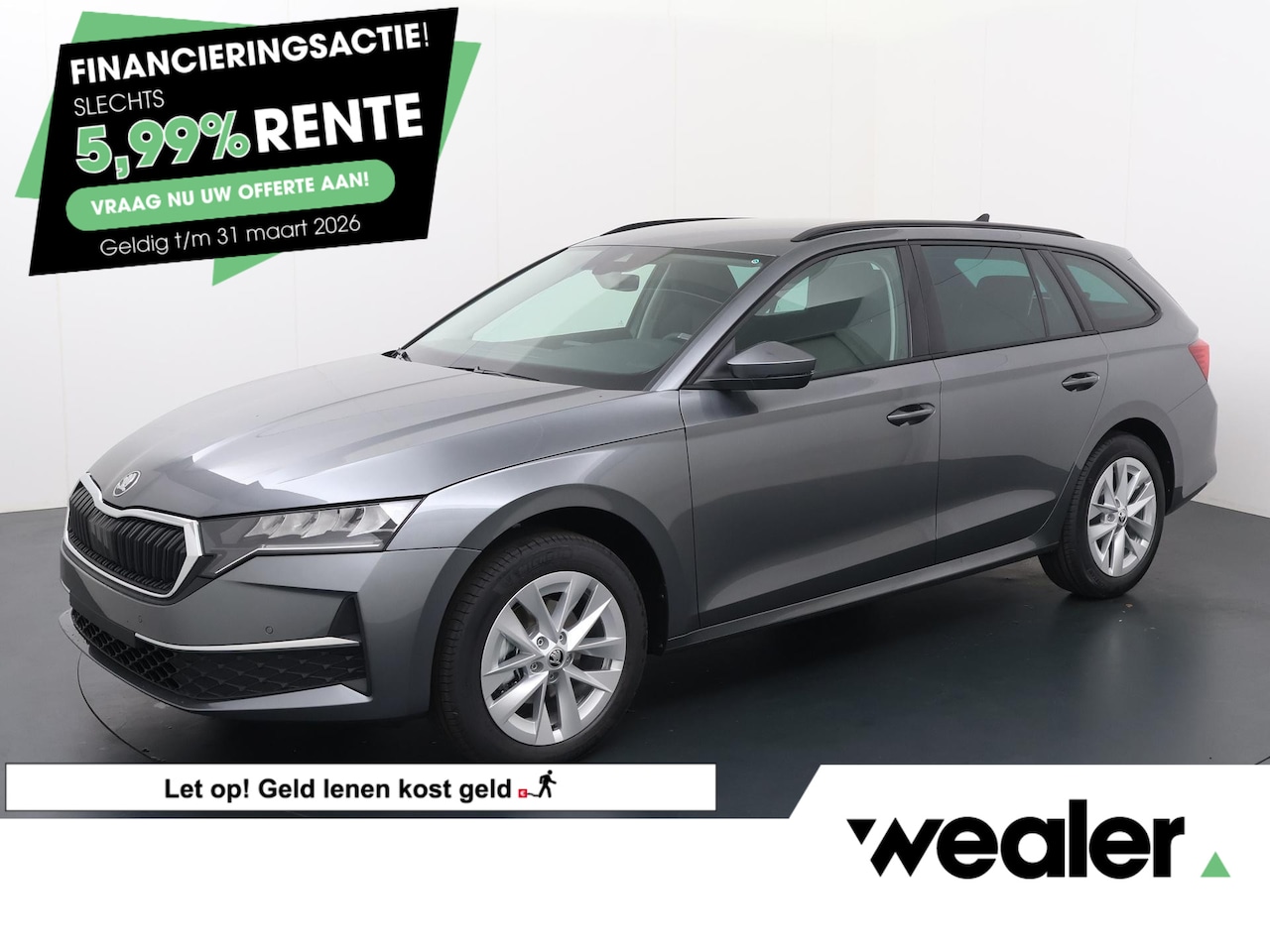 Skoda Octavia Combi - Business Edition Plus 1.5 TSI 115 PK | Navigatie | Sunset | 17'' Lichtmetalen velgen | Tra - AutoWereld.nl