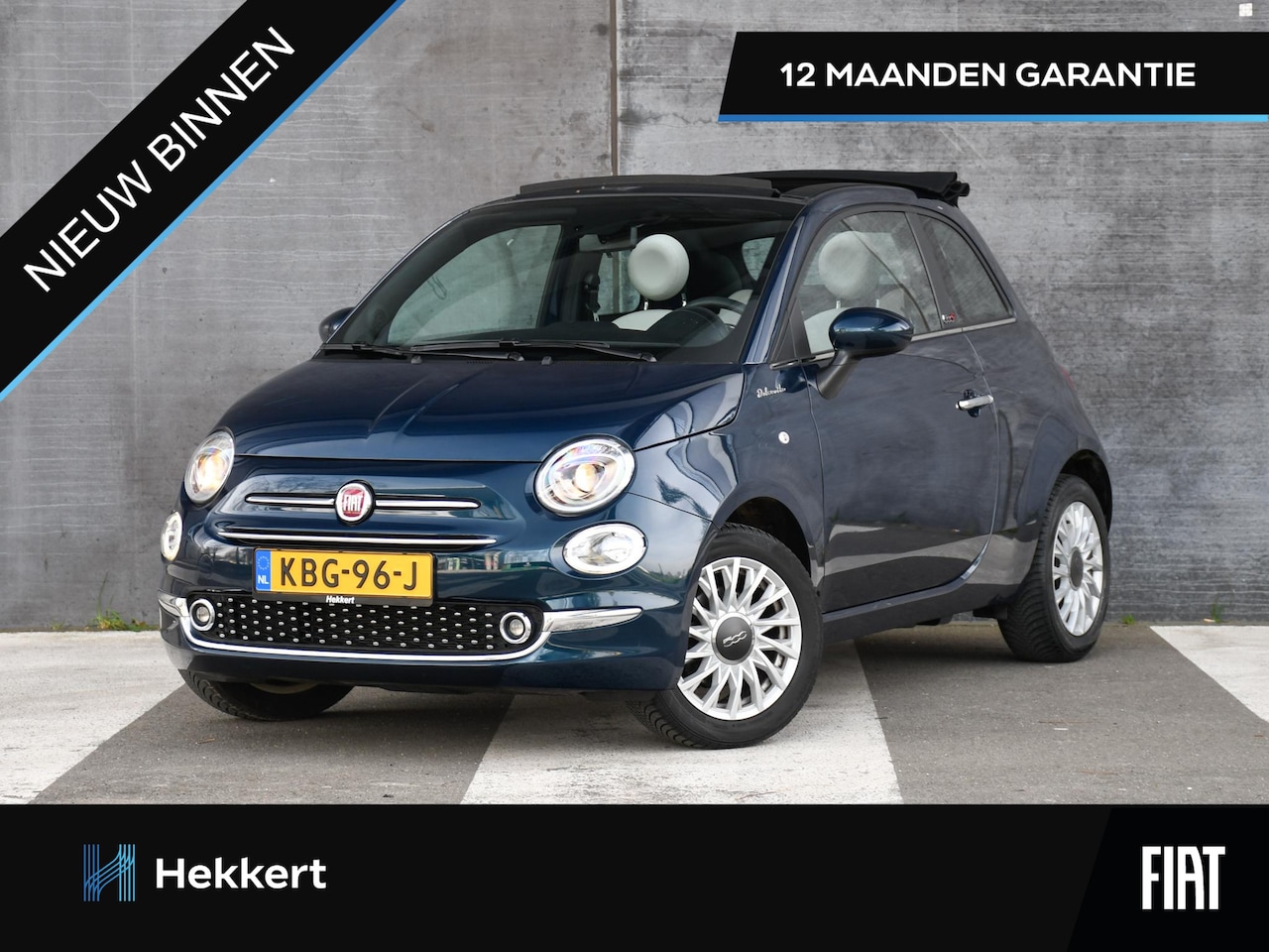 Fiat 500 C - Dolcevita 1.0 Hybrid 70pk SOFTTOP | 15''LM | PDC ACHTER | APPLE-CARPLAY | DAB | AIRCO - AutoWereld.nl