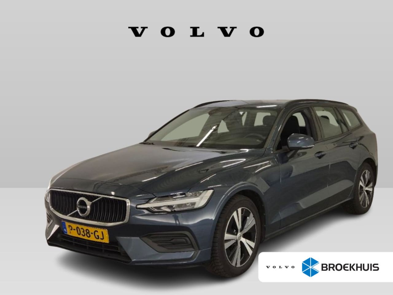 Volvo V60 - 2.0 B3 Essential Edition | Stoel en stuurwielverwarming | Camera | Lederen bekleding | Cru - AutoWereld.nl