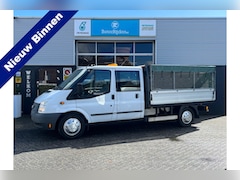 Ford Transit - 330L 2.2 TDCI Ambiente DC, Airco, Radio, Trekhaak, Dubbel Cabine, 6 Persoons