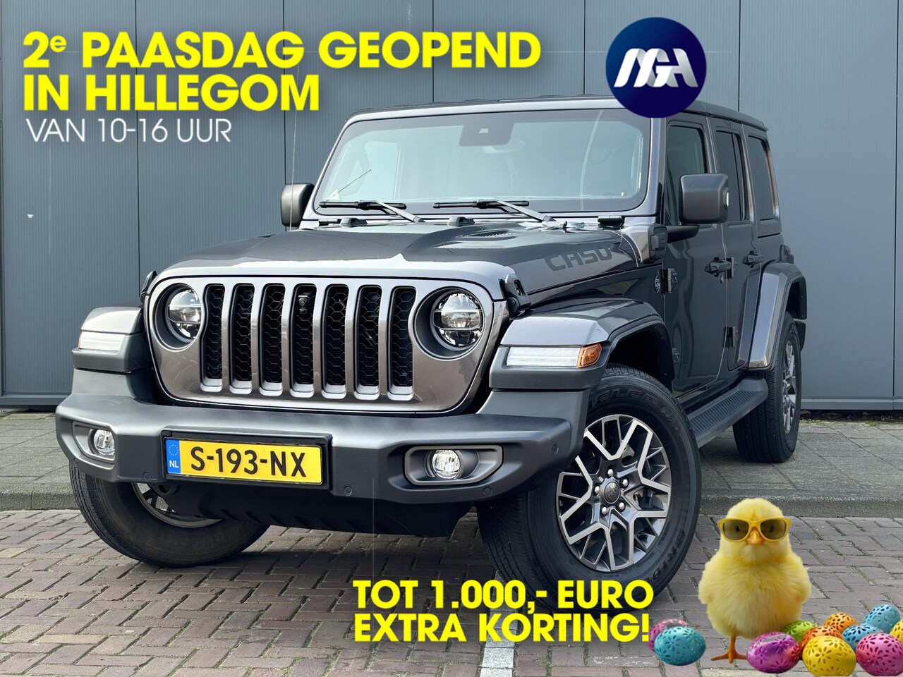 Jeep Wrangler Unlimited - 4xe 380 80th Anniversary | Apple-Android | Navigatie | Parkeercamera - AutoWereld.nl