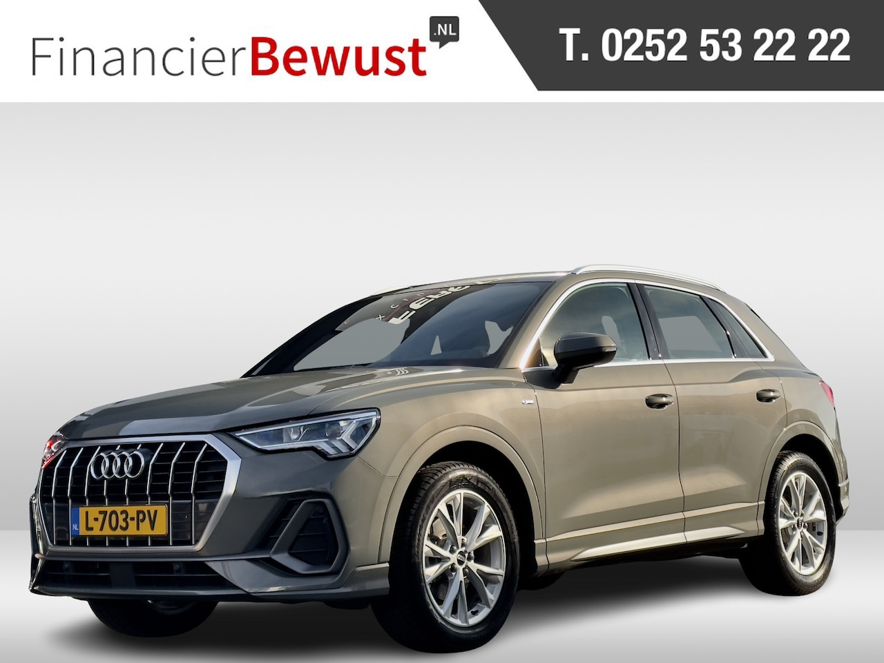 Audi Q3 - 35 TFSI AUT7 S-LINE LEDER NAVI DIGI-DASH CARPLAY LED 18 INCH-LMV PDC - AutoWereld.nl