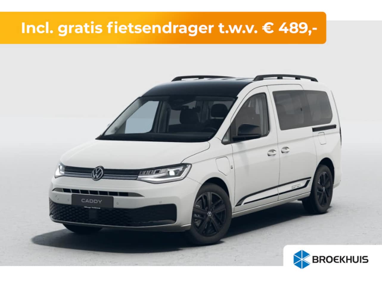 Volkswagen Caddy Maxi - Kombi Limited Edition 1.5 e-Hybrid | 12V-aansluiting in dashboard en laadruimte | Achterui - AutoWereld.nl