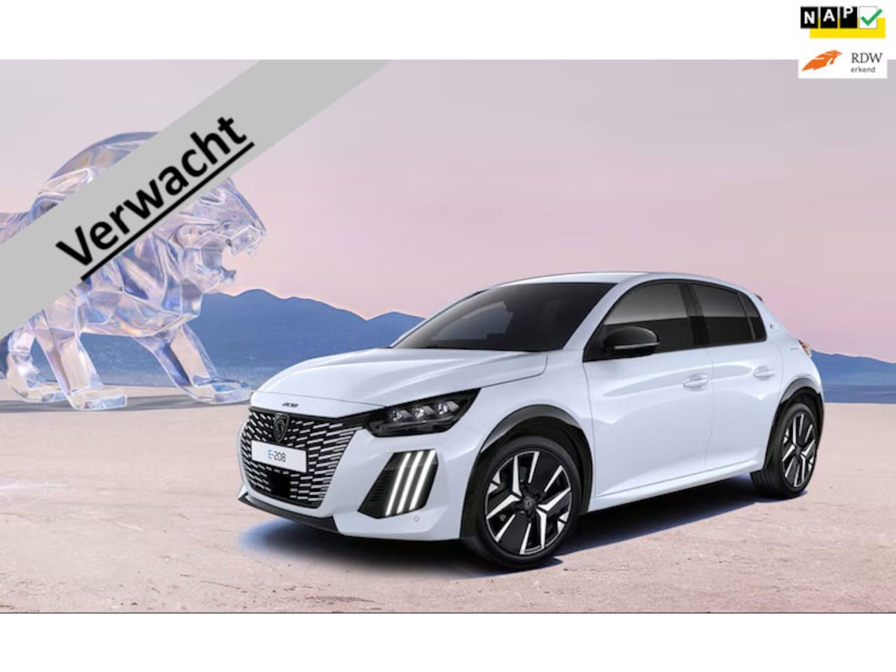 Peugeot e-208 - EV Active 50 kWh|NAVI|AIRCO|ELECTRIC| - AutoWereld.nl