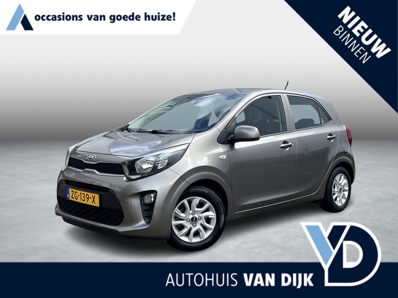 Kia Picanto - 1.0 CVVT PlusLine | NL Auto/2e Eig./Voll.Historie/Airco/14"/Bluetooth - AutoWereld.nl