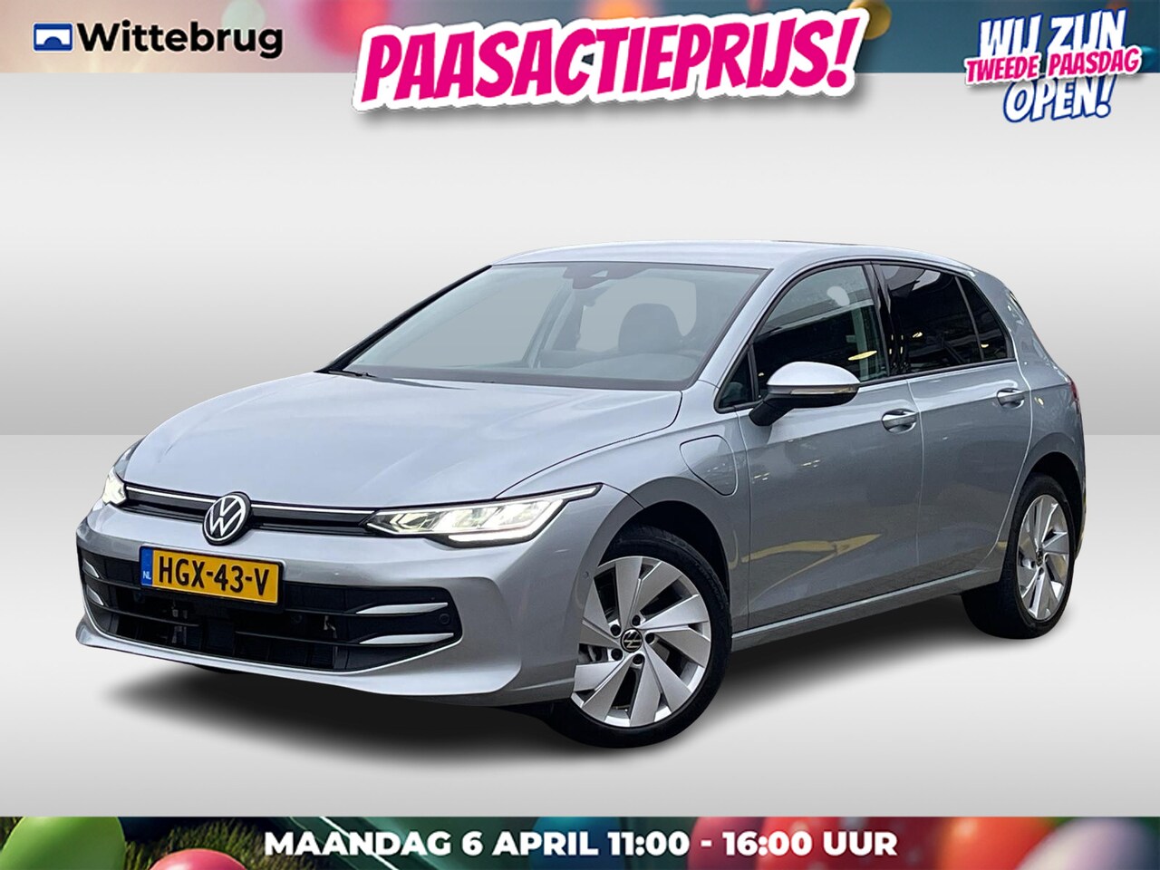 Volkswagen Golf - 1.5 eHybrid 204PK DSG Life Edition Achteruitrijcamera / Getint Glas / 17'' LMV Nottingham - AutoWereld.nl