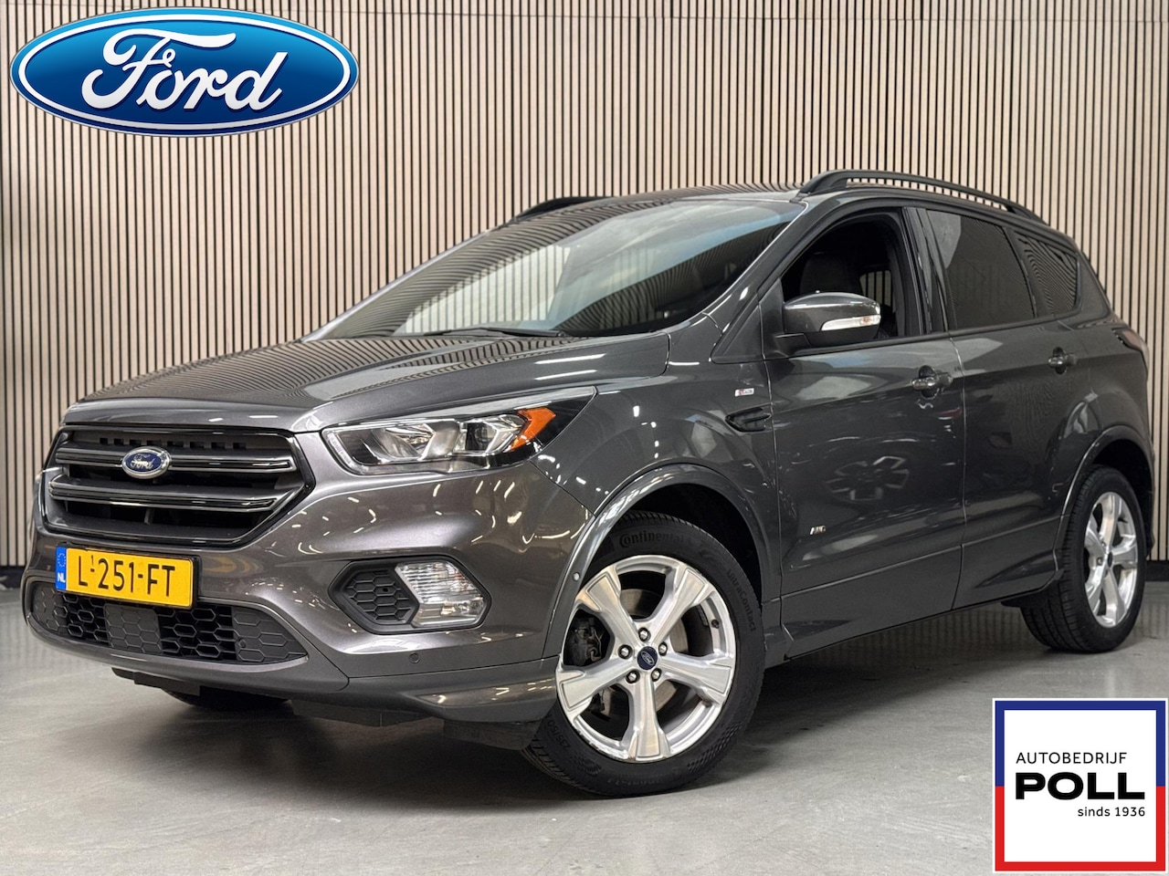 Ford Kuga - 1.5 EcoBoost 182pk AWD Automaat ST Line Trekhaak Navi Camera Voorruitverwarming Dealeronde - AutoWereld.nl