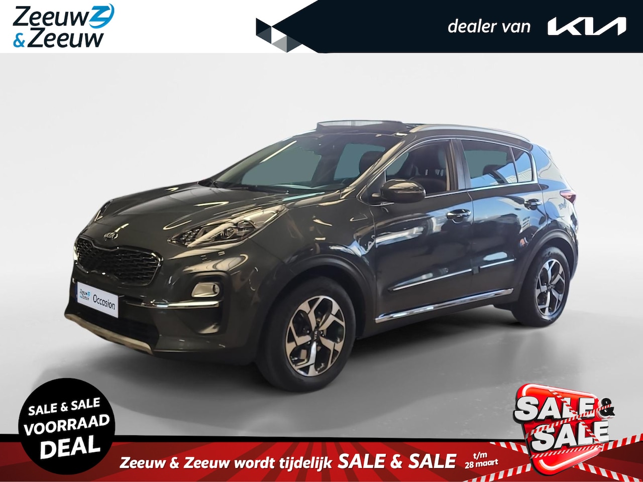 Kia Sportage - 1.6 T-GDI GT-Line automaat, Panorama dak, stoelverwarming, carplay, achteruitrijcamera. - AutoWereld.nl