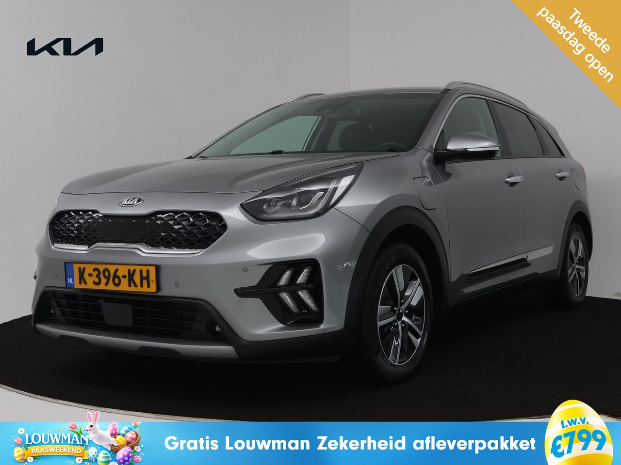 Kia Niro - 1.6 GDi PHEV DynamicPlusLine | Lederen bekleding | Stoel/Stuurverwarming | Dodehoek detect - AutoWereld.nl