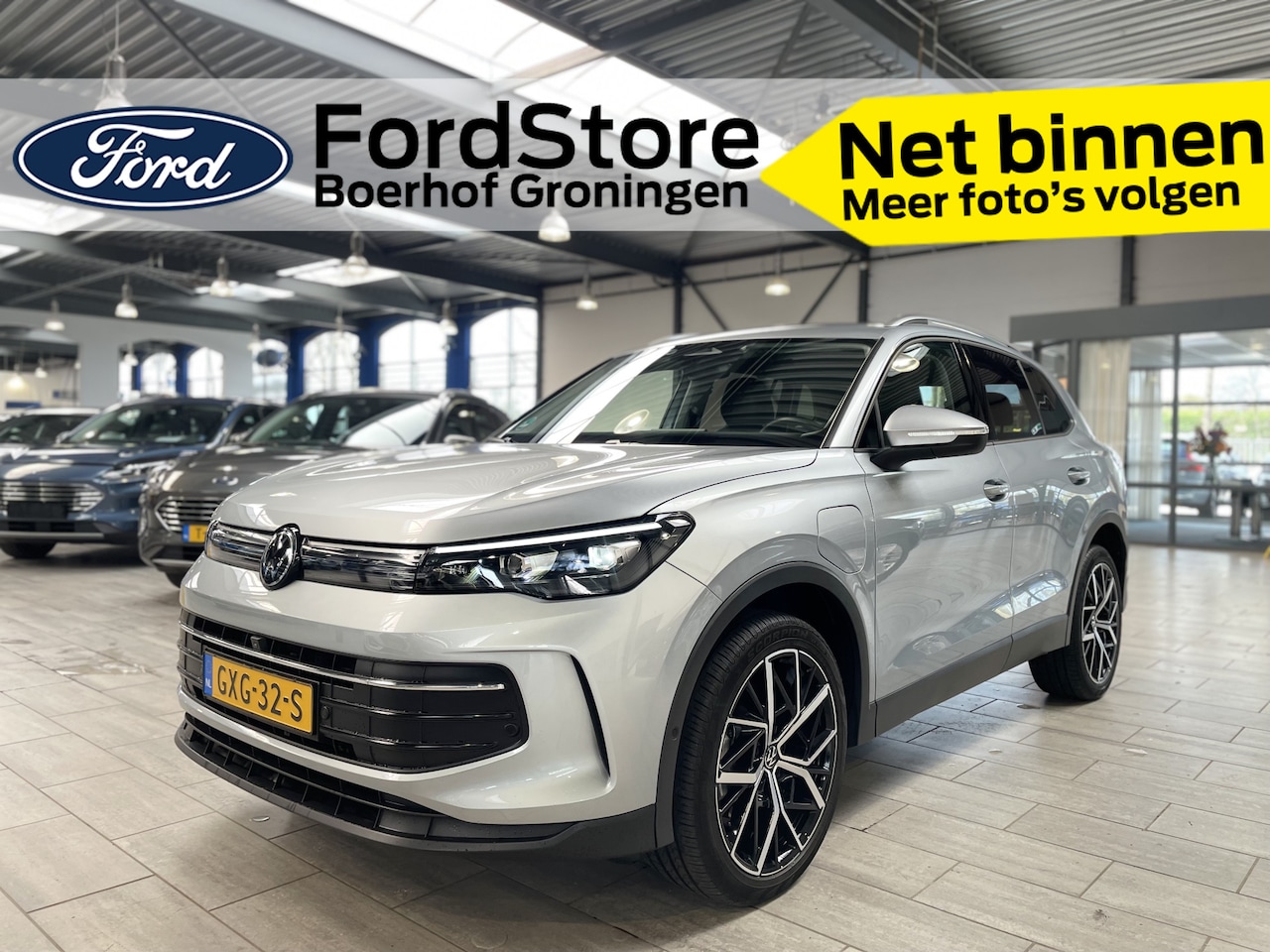 Volkswagen Tiguan - 1.5 eHybrid 204 pk Life Edition | Trekhaak | 360° Camera | 20" | Adapt. cruise | El. a. kl - AutoWereld.nl