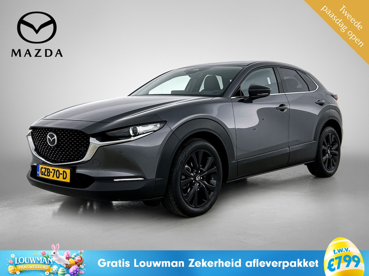 Mazda CX-30 - 2.5 e-SkyActiv-G M Hybrid Homura | Carplay & navigatie | Camera | Mazda-paasweekend - AutoWereld.nl