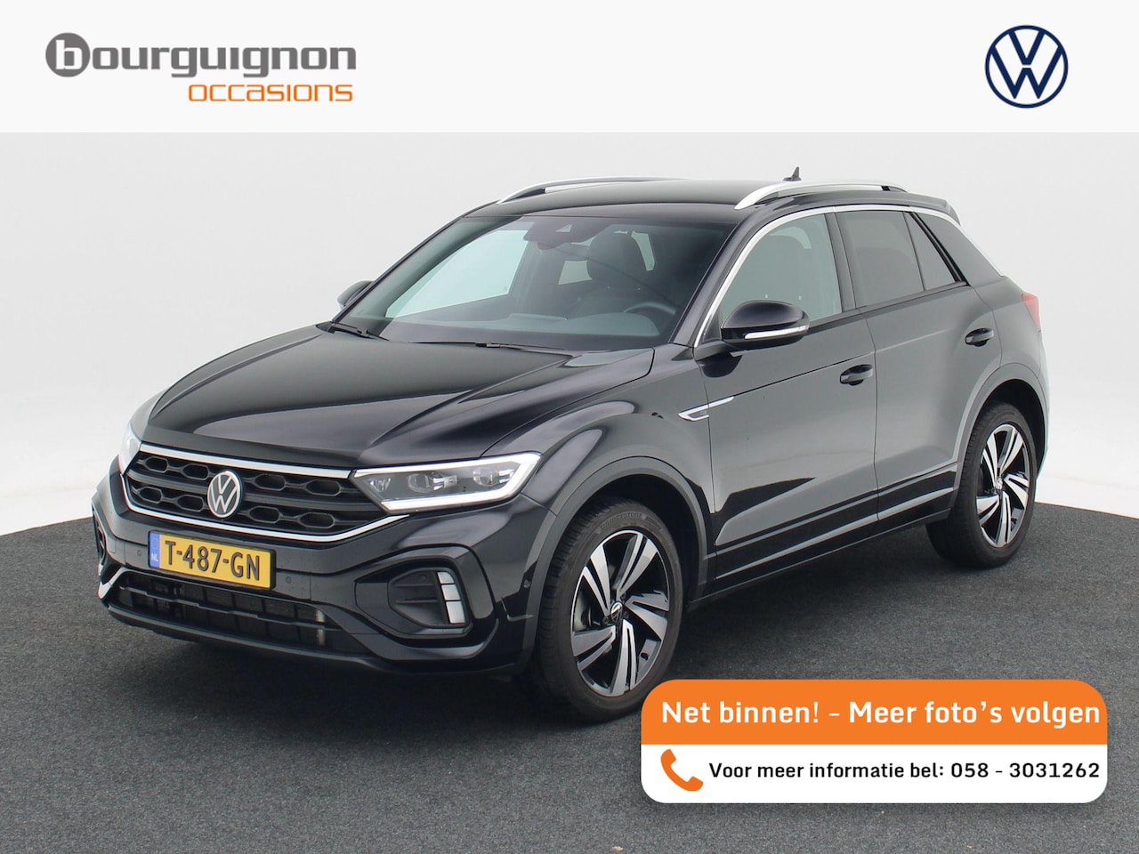 Volkswagen T-Roc - 1.5 TSi R-Line Business+ 150 Pk Automaat | Stoel/Stuur verwarming | Adaptive Cruise | Navi - AutoWereld.nl