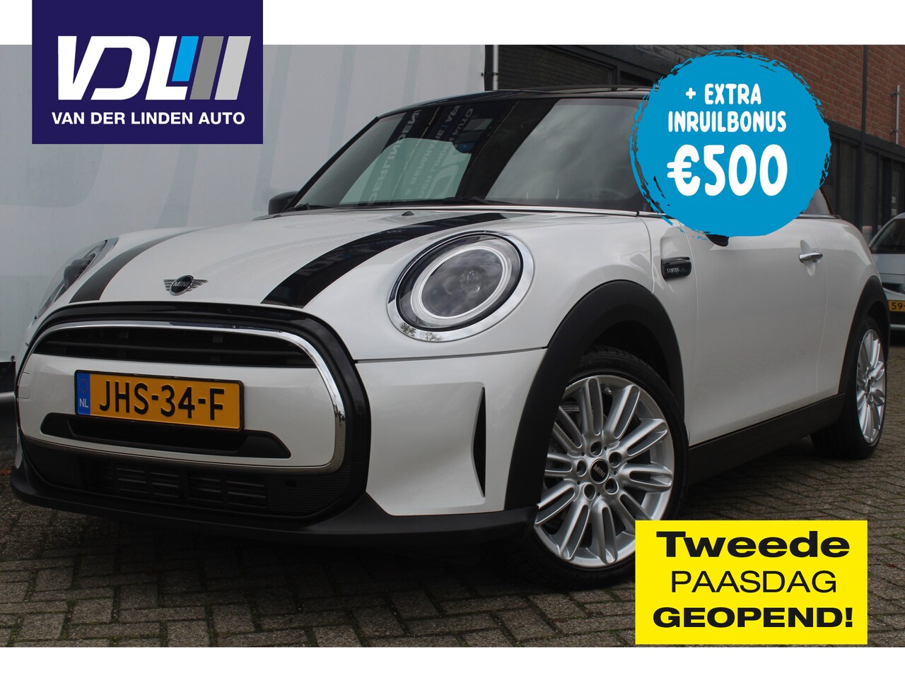 MINI Cooper - Mini 1.5 Camden Go Edition Stoelverwarming l Apple carplay/ Android auto l Cruise control - AutoWereld.nl