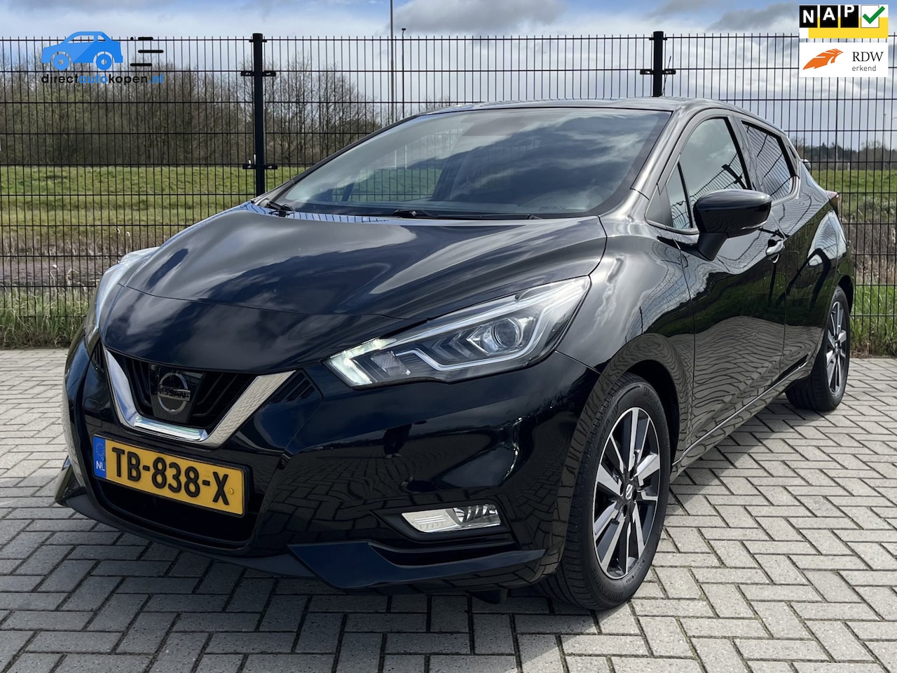 Nissan Micra - 0.9 IG-T N-Connecta | NAVI | Camera | Stoelverw. | Keyless Entry | Airco | LMV - AutoWereld.nl