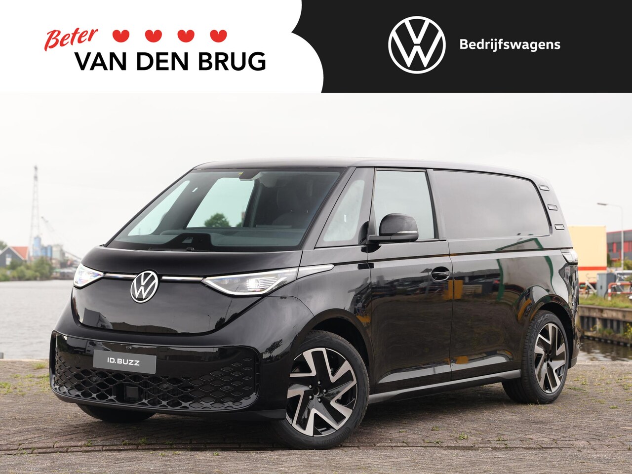 Volkswagen ID. Buzz Cargo - Bulli Edition Elektromotor 210 kW (286 pk) 2988 mm | Grote accu | LED Matrix | App connect - AutoWereld.nl