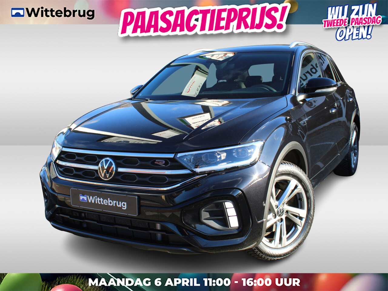 Volkswagen T-Roc - 1.5 TSI 150pk R-Line DSG Automaat / Navigatie / APP Connect / LM velgen / Camera / Park As - AutoWereld.nl