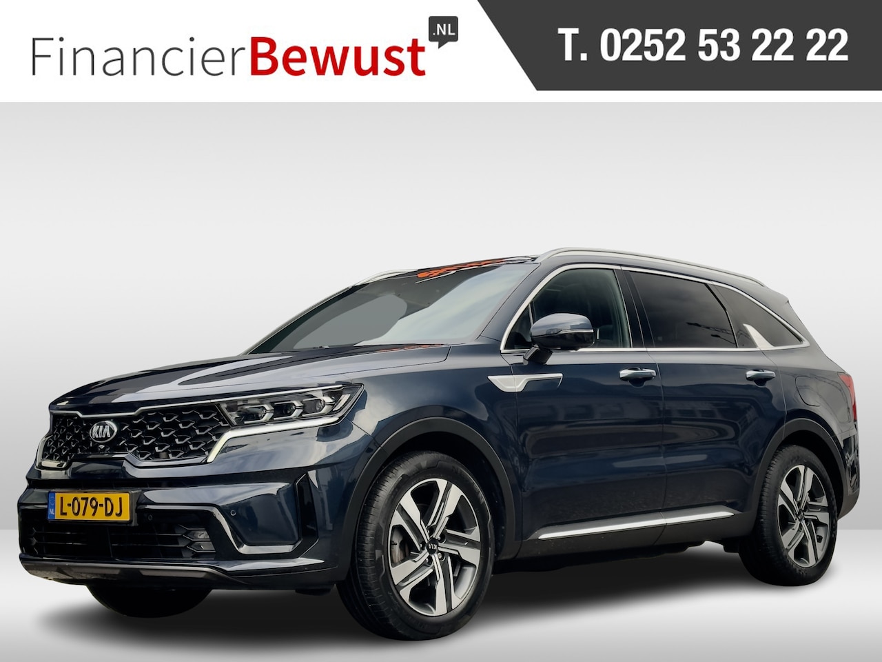 Kia Sorento - 1.6 T-GDI AUT6 HYBRID 7PRS EXECUTIVE-LINE PANODAK DESIGNO-LEDER NAVI CAMERA DIGI-DASH APPL - AutoWereld.nl