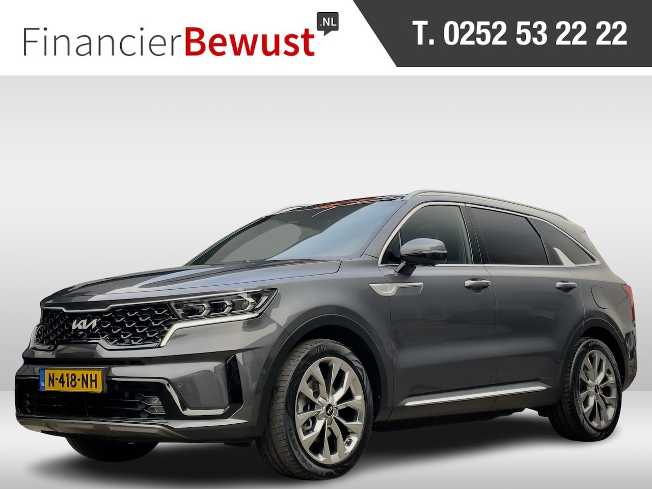 Kia Sorento - 1.6 T-GDI Hybrid 2WD AUT6 EXECUTIVE 7PERS PANODAK DESIGNO-LEDER NAVI CAMERA DIG-DASH APPLE - AutoWereld.nl