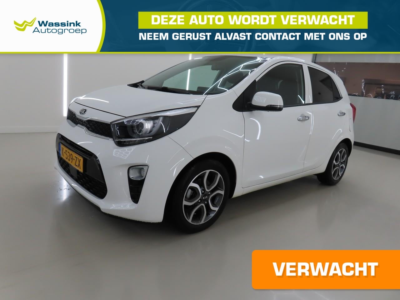 Kia Picanto - 1.0 MPi 67pk 4-zits DynamicPlusLine | Camera | Climate Control | Cruise Control | Navigati - AutoWereld.nl