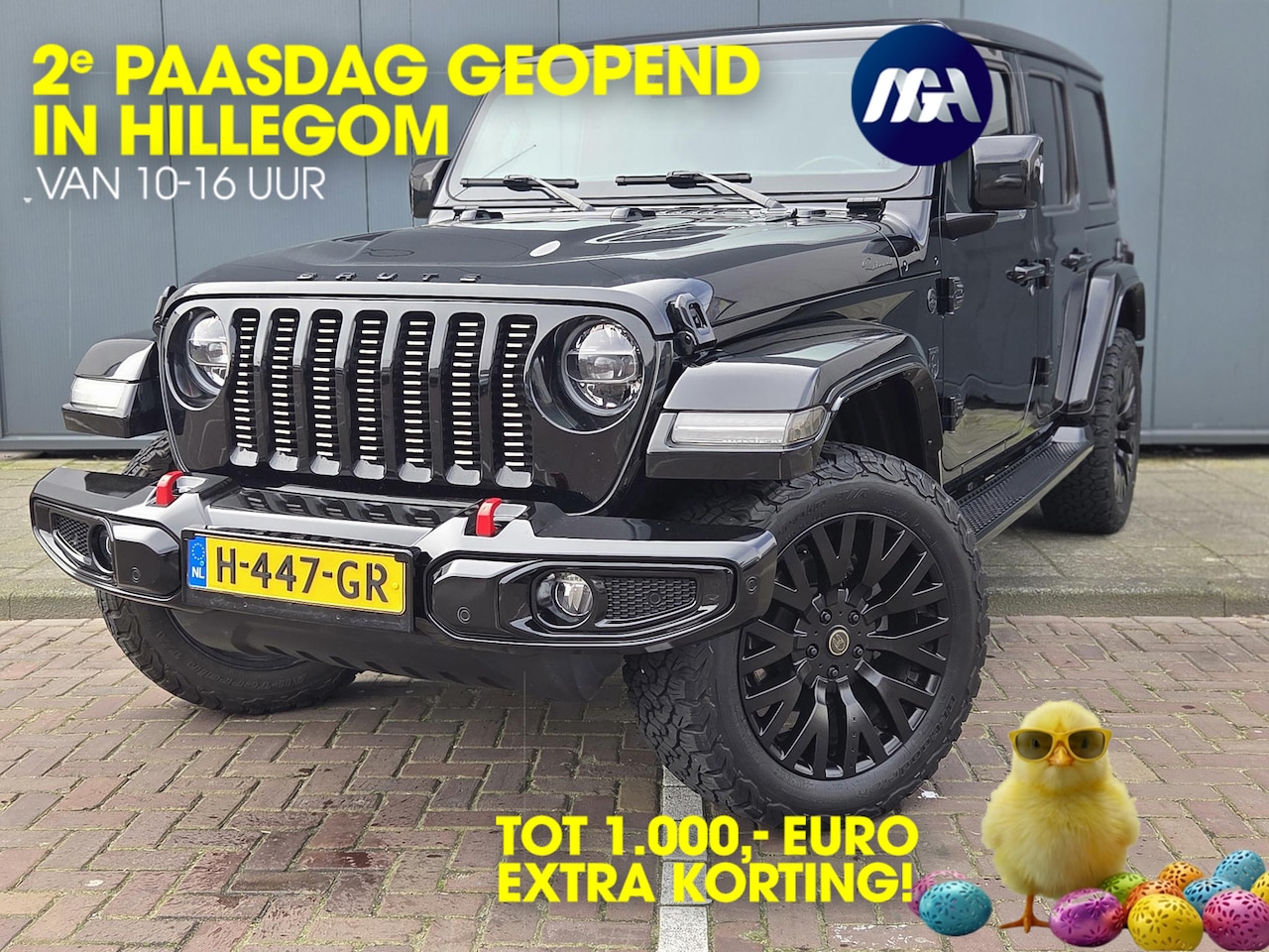 Jeep Wrangler Unlimited - 2.0T Sahara | BRUTE | Cabrio | Adaptive Cruise Control - AutoWereld.nl