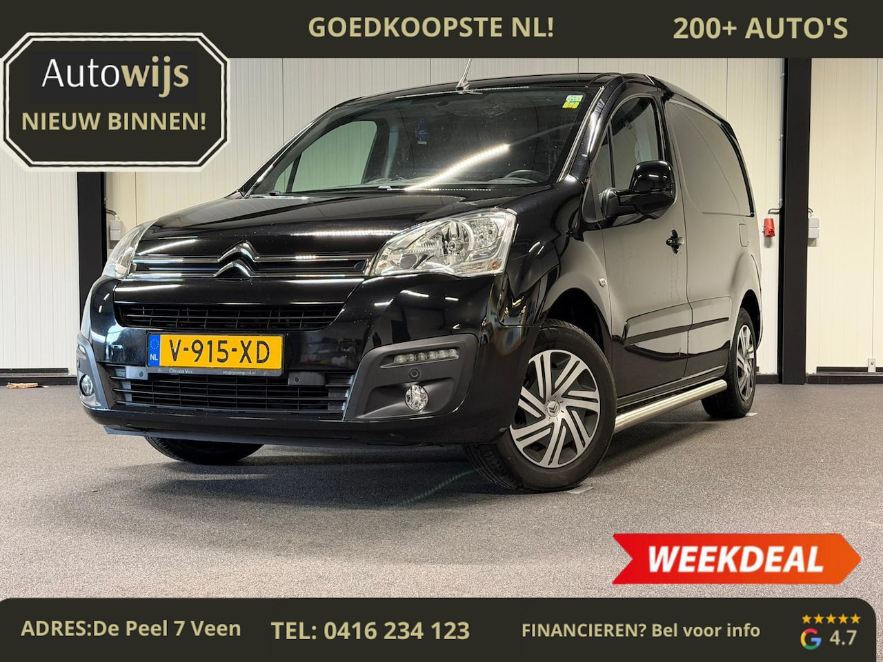 Citroën Berlingo - 1.6 BlueHDI 100 Business Economy S&S|86DKM|TREKHAAK|CAMERA|1e EIG|BTW - AutoWereld.nl