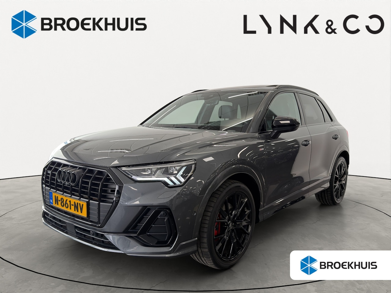 Audi Q3 - 40 TFSI quattro S Line edition one | 360 Camera | Premium audio | Panoramadak | Lichtmatal - AutoWereld.nl