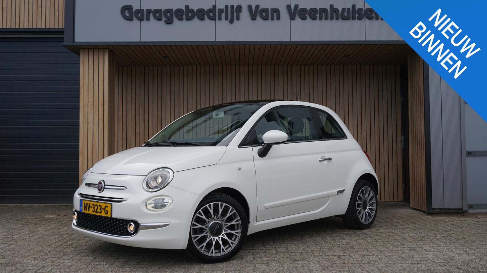 Fiat 500 - 0.9 TwinAir 80pk Turbo Lounge Pano.Dak 16inch LM Navi Airco *Sportief* NL auto! - AutoWereld.nl