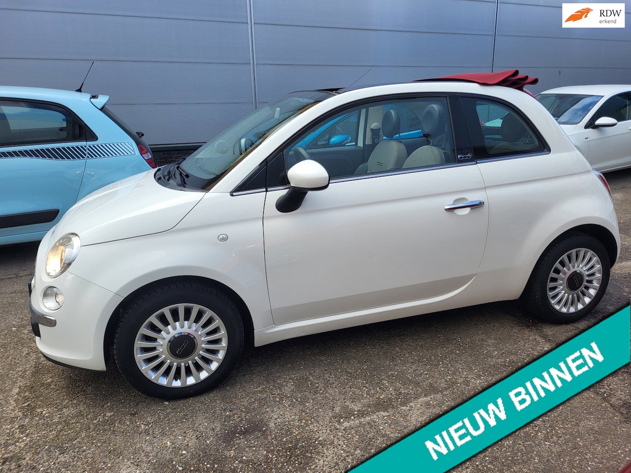 Fiat 500 C - 1.2 Lounge NWE DISTR.RIEM - AutoWereld.nl