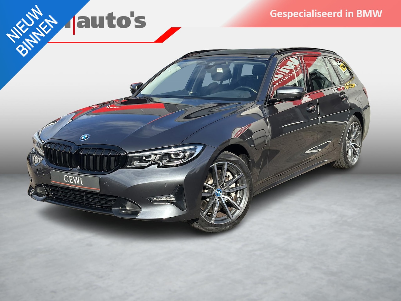BMW 3-serie Touring - 330e High Exe Pano|HiFi|Sportstoel|Stuurverw|Trekh - AutoWereld.nl