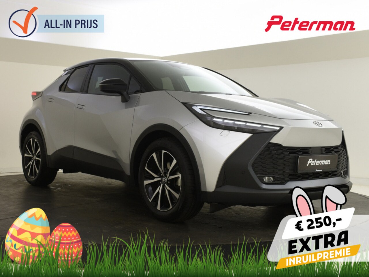 Toyota C-HR - 1.8 Hybrid 140 Style Bi Tone | Elektrische A. Klep | Blindspot - AutoWereld.nl