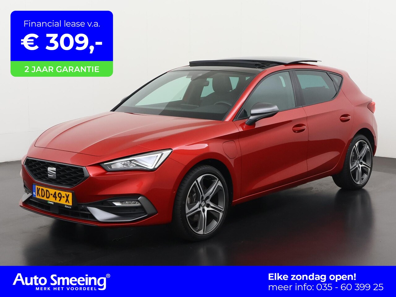 SEAT Leon - 1.4 TSI eHybrid PHEV FR | Schuifdak | Stoel & Stuurverwarming | Zondag Open! - AutoWereld.nl