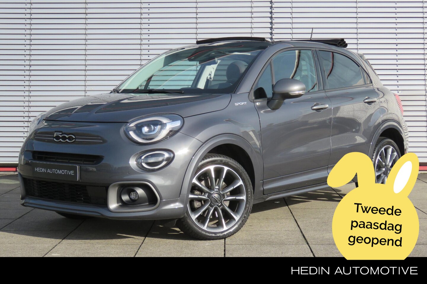 Fiat 500 X - 1.5 Hybrid Sport Cabrio | Automaat | Navigatie | All-Season Banden | Blind Spot Detection - AutoWereld.nl