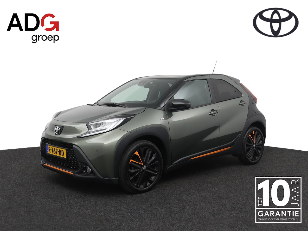 Toyota Aygo X - 1.0 VVT-i S-CVT Limited | leder - Stof | Stoelverwarming | Navigatie | JBL | - AutoWereld.nl