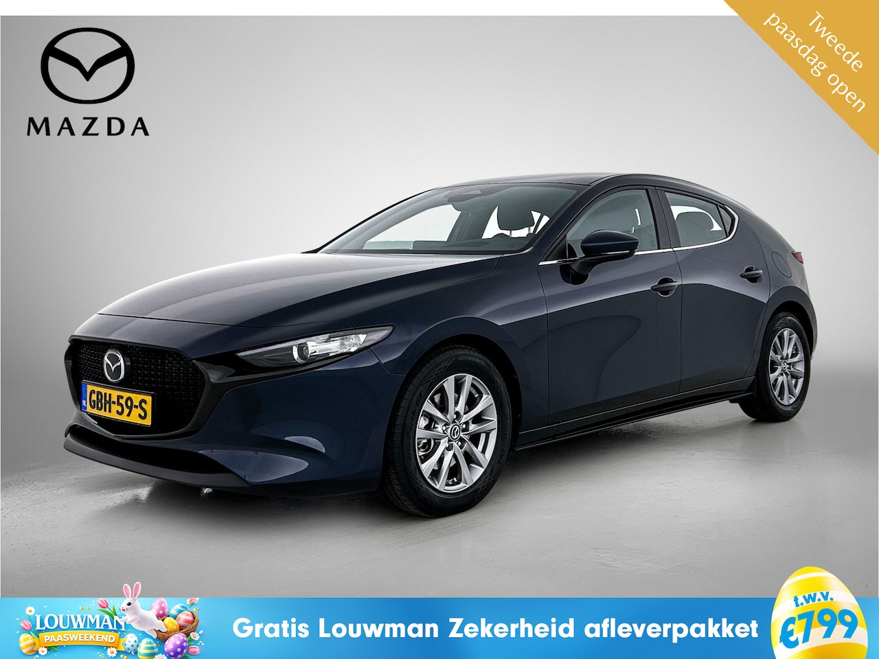 Mazda 3 - 2.0 e-SkyActiv-X M Hybrid 186 Prime-line | Carplay/navigatie | Adaptive CC | Mazda-paaswee - AutoWereld.nl