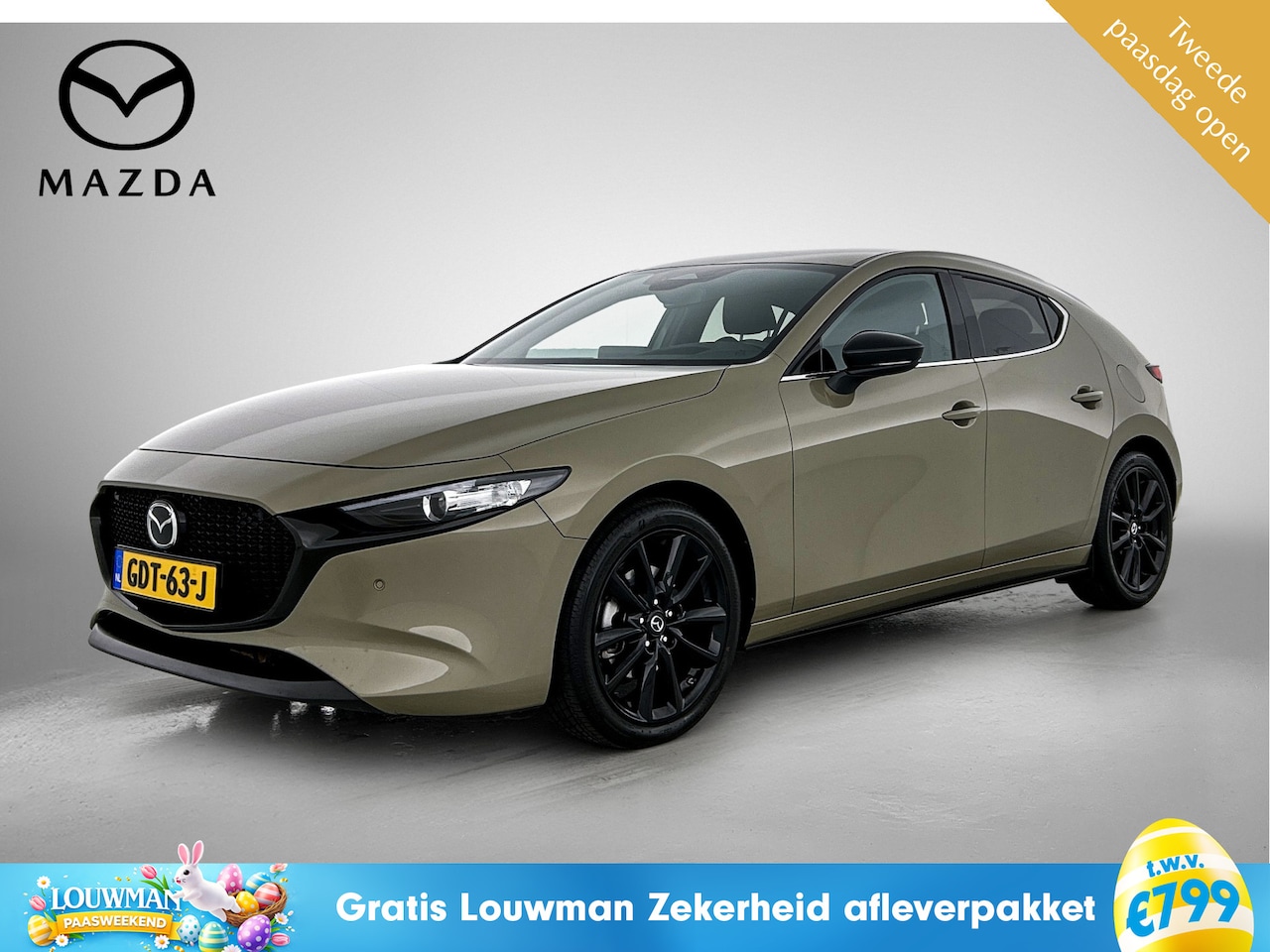 Mazda 3 - 2.0 e-SkyActiv-G M Hybrid 150 Homura | Stoelverwarming | PDC | Camera | Mazda-paasweekend - AutoWereld.nl