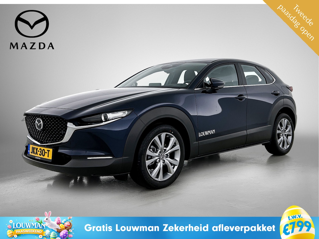 Mazda CX-30 - 2.5 e-SkyActiv-G M Hybrid Centre-line Company Car Mazda-paasweekend - AutoWereld.nl