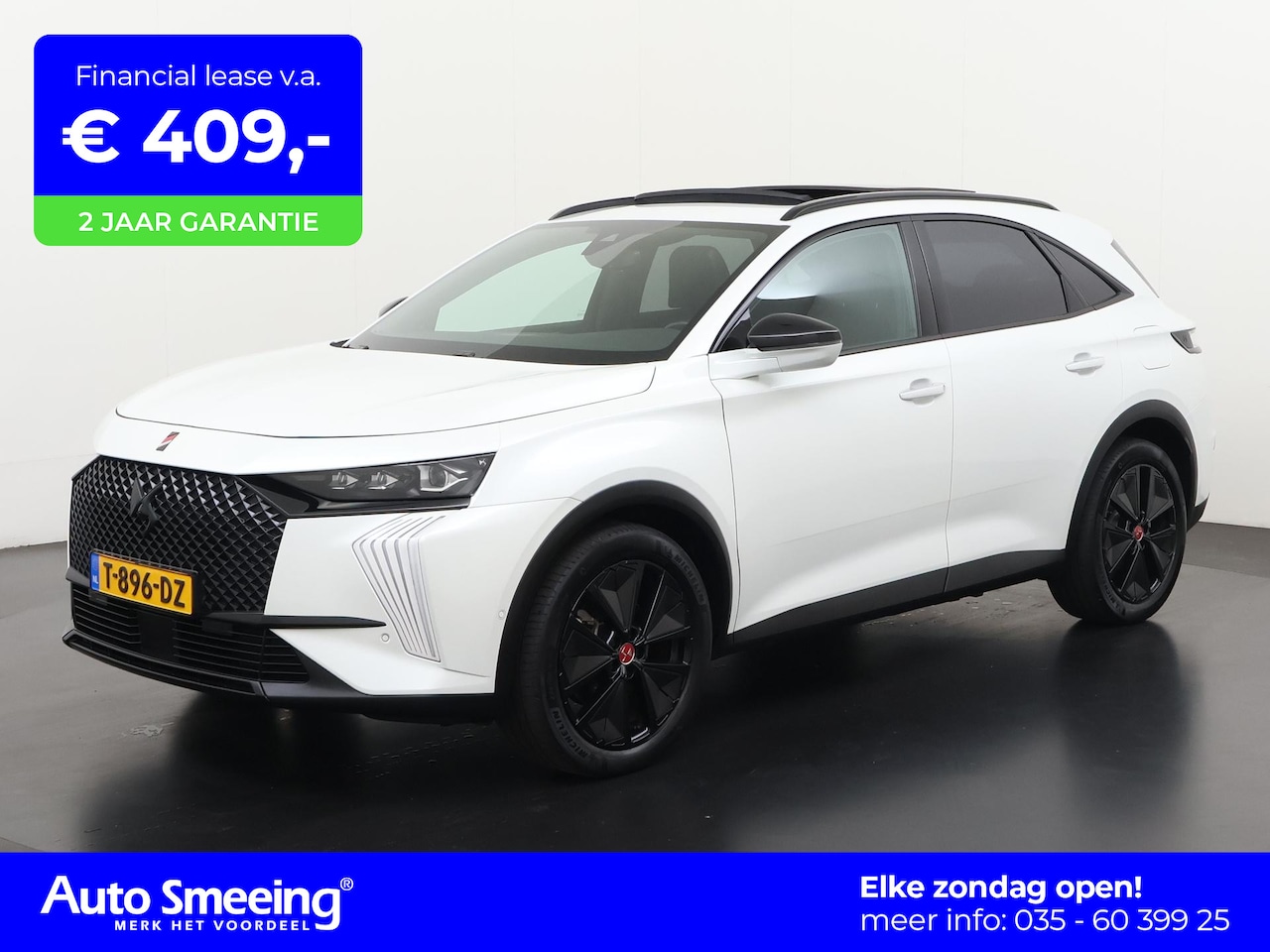 DS 7 - E-Tense 225 Performance Line+ | Panoramadak | Trekhaak | Memory stoel | Zondag Open! - AutoWereld.nl