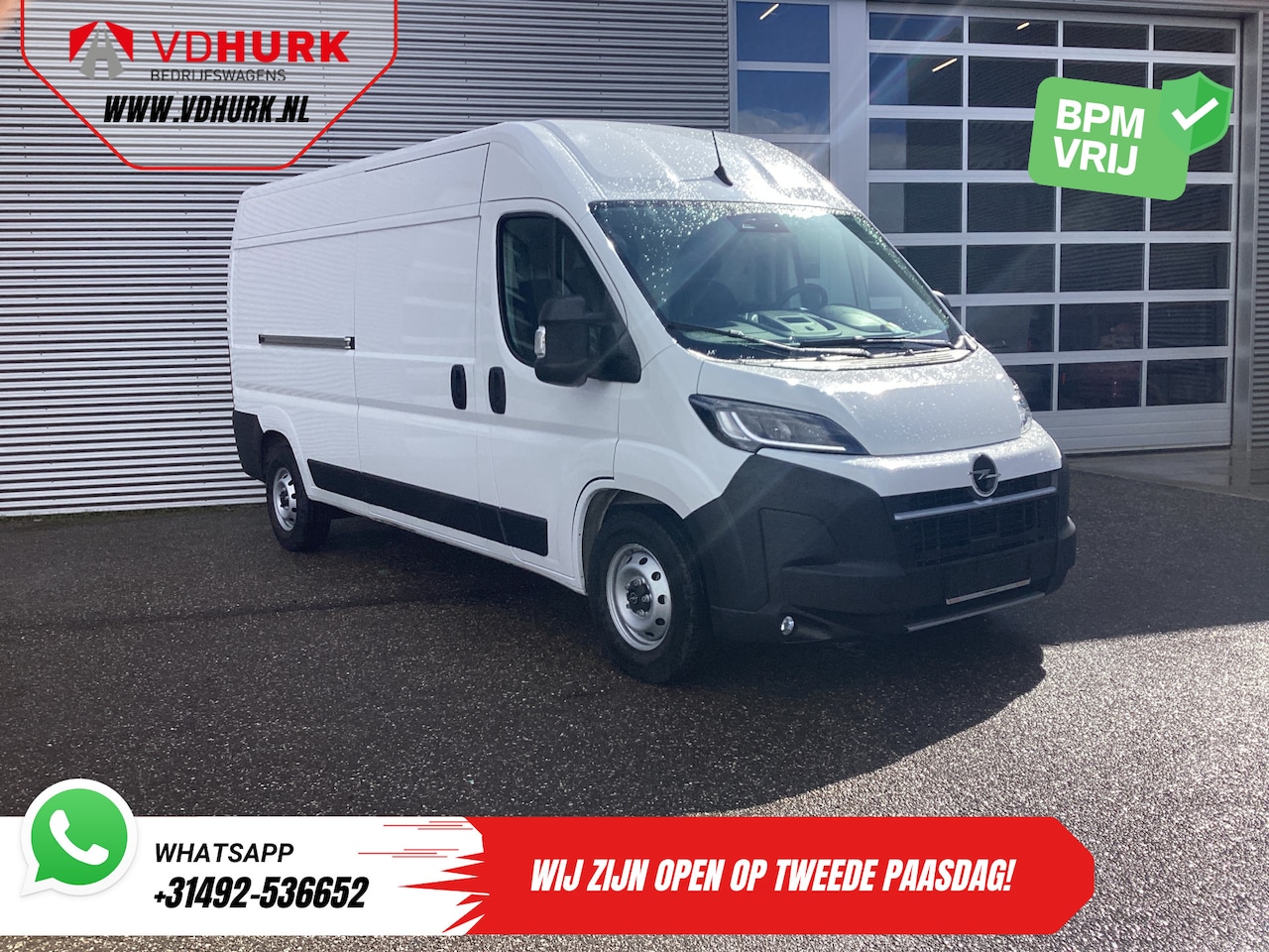 Opel Movano - 2.2 140 pk L3H2 LED/ Virtual Cockpit/ 3.0t Trekverm./ 270Gr.Deuren/ Carplay/ Climate/ Navi - AutoWereld.nl