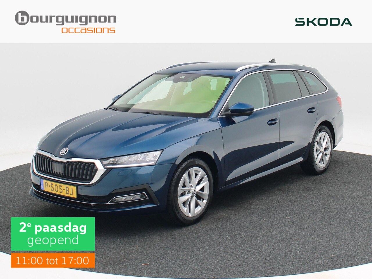 Skoda Octavia Combi - 1.0 e-TSi 110 Pk Business Edition Plus | Stoel/Stuur Verwarming | Adaptive Cruise | Climat - AutoWereld.nl